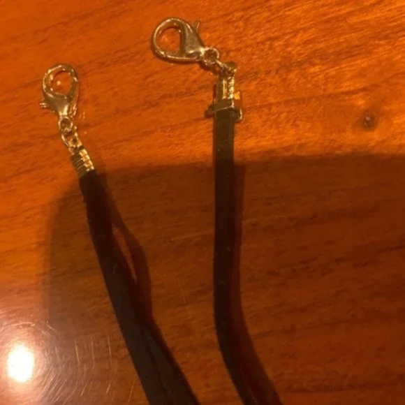 Set of Black Urban Outfitters Choker Necklaces - Picture 4 of 4